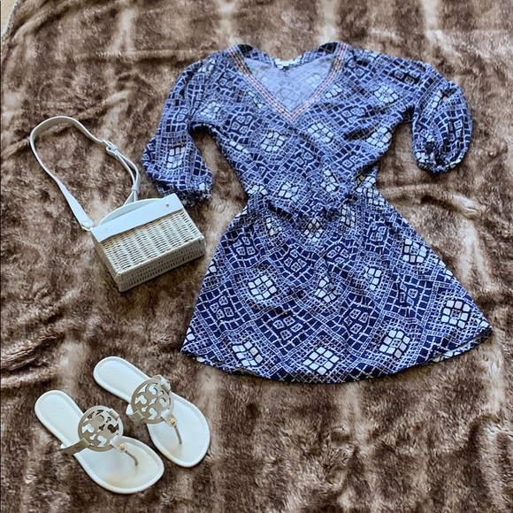 Ella Moss Lilia Mimi dress Navy sz Sm - Picture 5 of 7